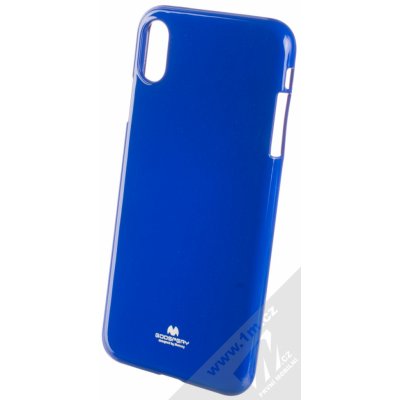 Pouzdro Goospery Jelly Case Apple iPhone XS Max tmavě modré