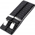 Stoklasa kosočtverce 650354/02 černá bílá – Zboží Dáma