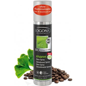 Logona Log Mann ginkgo a coffein deospray 100 ml