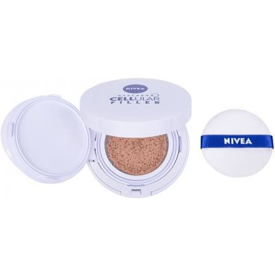 nivea hyaluron cellular filler 3v1 pecujici tonovaci krem make up v  houbicce 01 svetly 15 g – Heureka.cz