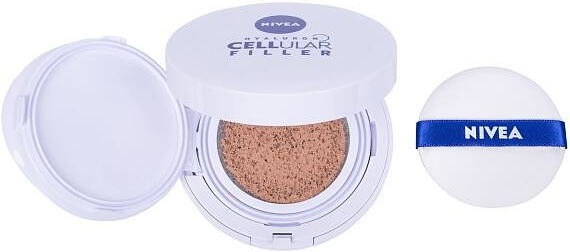 Nivea Hyaluron Cellular Filler 3v1 pečující tónovací krém make-up v  houbičce 01 Světlý 15 g od 440 Kč - Heureka.cz