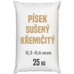 Distripark Písek sušený křemičitý frakce 0,3 0,6 mm 25 kg – Sleviste.cz