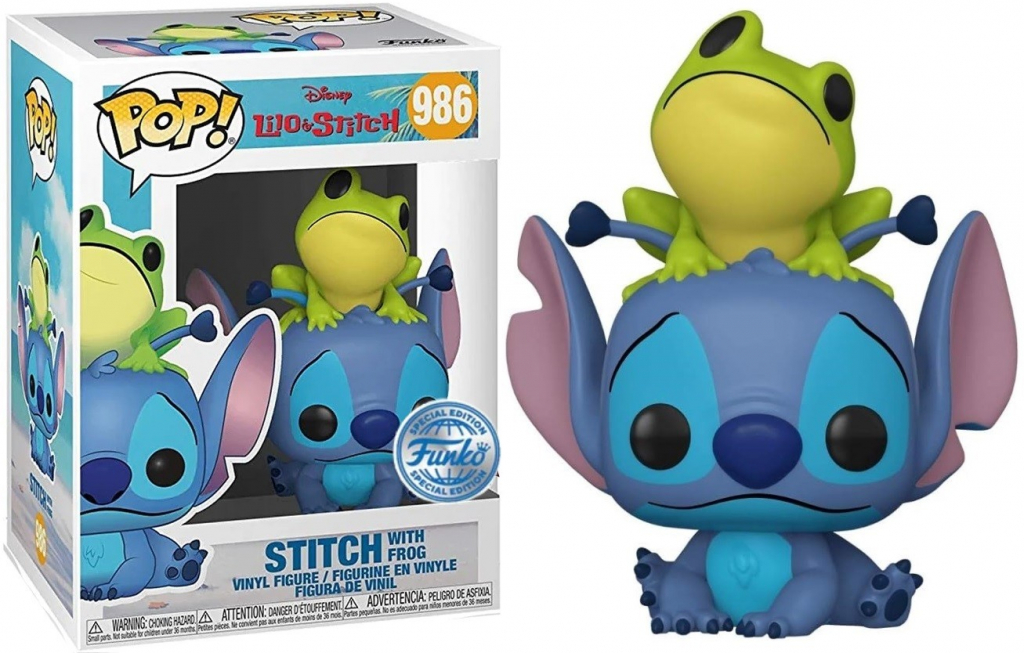 Funko POP! 986 Disney Lilo & Stitch with Frog Special Edition
