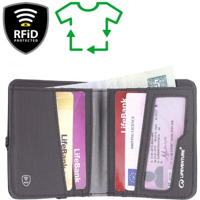 Life Venture RFID Compact Wallet Recycled grey – Hledejceny.cz