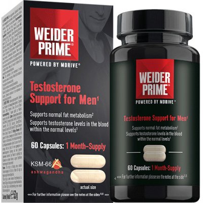 Weider Prime Testosterone Support for Men 60 kapslí – Sleviste.cz