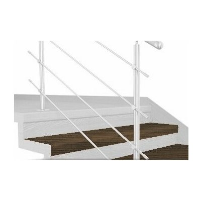 Topstep Schodový nášlap Ořech tmavý 3142 – Zboží Mobilmania