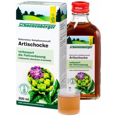 Schoenenberger Bio Artyčok šťáva 0,2 l – Hledejceny.cz