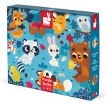 Janod dotykové Lesní zvířátka 20 dílků – Zboží Dáma