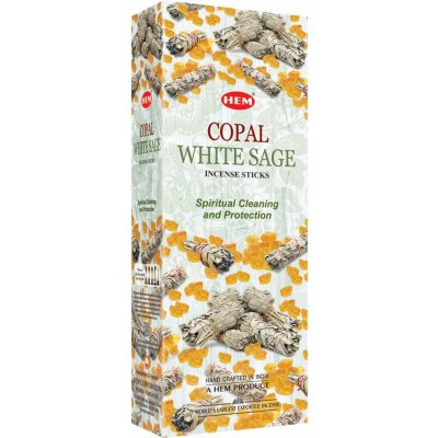 Hem Vonné tyčinky Copal White Sage 20 ks – Hledejceny.cz