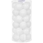Magichome vianoce MagicHome Vánoční koule 30 ks bílé lesklé mix na vánoční stromek 6 cm – Hledejceny.cz