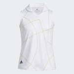 adidas Jr polo Girls Sleeveless bílé – Zboží Dáma