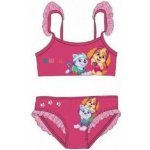 SpinMaster - Dívčí dvoudílné plavky Tlapková patrola - Paw Patrol Skye a Everest - tm. růžové – Zboží Dáma