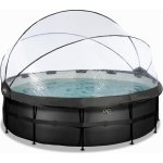 EXIT Toys Frame Pool 450 x 122 cm Black Leather Style – Hledejceny.cz
