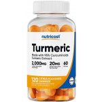 Nutricost Turmeric Gummies 2,000 mg citron 120 gummies – Hledejceny.cz
