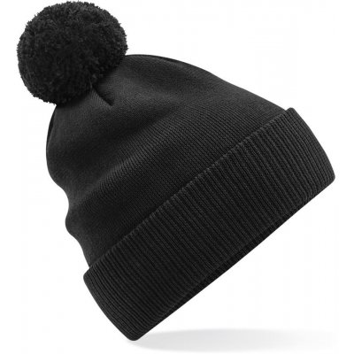 Beechfield pletená čepice s bambulí Snowstar B 450N black – Hledejceny.cz