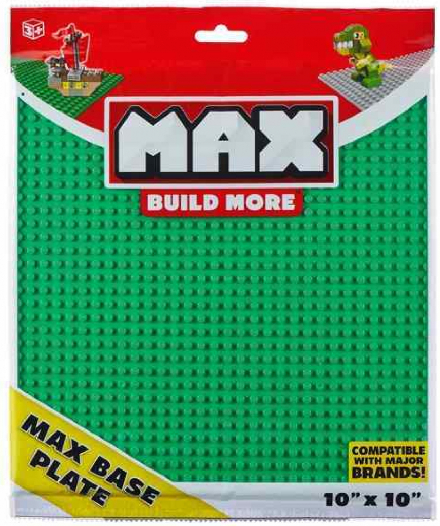 Max Build More: Podložka na stavění 25 x 25 cm zelená