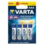 Varta Professional Lithium AAA 4ks 6103301404 – Zbozi.Blesk.cz