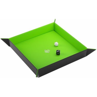 Magnetic Dice Tray čtverec Gamegenic Barva: Black / Green