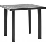 OMAXI 859873 Zahradní stůl antracitový 80 x 75 x 72 cm plast – Hledejceny.cz