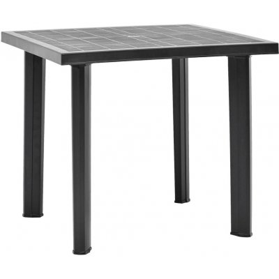 OMAXI 859873 Zahradní stůl antracitový 80 x 75 x 72 cm plast – Hledejceny.cz