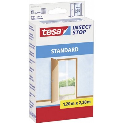 Tesa síť proti hmyzu do dveří Standard, 55679-20, 1,3 x 2,2 m, bílá – Zboží Mobilmania