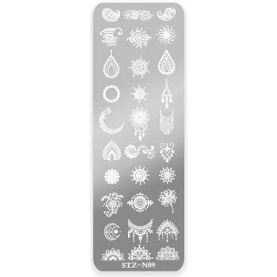 Starnails Razítkovací destička STZ-N09 – Zboží Dáma