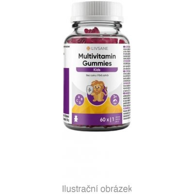 Livsane Multivitaminy želé pro děti 60 ks – Hledejceny.cz