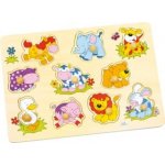 Goki Puzzle s mi úchytkami Mláďata zvířat II – Hledejceny.cz