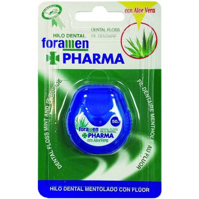 Foramen dentální nit s aloe vera, fluoridy a mentolovou příchutí 50 m – Hledejceny.cz