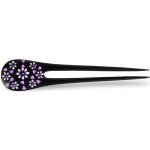 Jehlice do vlasů double Květ 01 - fialový – Zboží Dáma