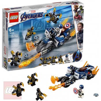 LEGO® Super Heroes 76123 Captain America: útok Outridů