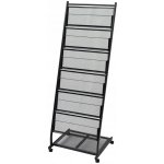 zahrada-XL Stojan na časopisy 47,5x43x133 cm černý A4 – Hledejceny.cz