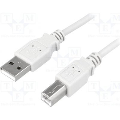 Logilink CU0007 USB 2.0, USB A vidlice, USB B vidlice, niklovaný, 1,8m – Zboží Mobilmania