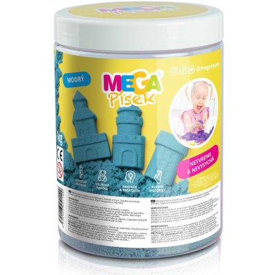 MEGApísek modrá 1 kg – Zboží Mobilmania