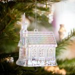 Family Vánoční ozdoba irizující akrylový kostel – Hledejceny.cz