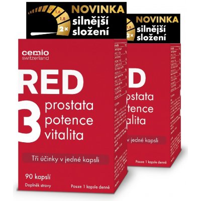 Cemio RED3 180 kapslí – Hledejceny.cz