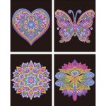 DIAMOND DOTZ DOTZIES Neon Mandaly 26 x 21 cm – Zbozi.Blesk.cz