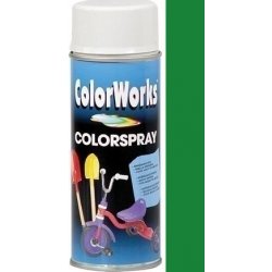 Color Works Colorspray 918511C středně zelený alkydový lak 400 ml