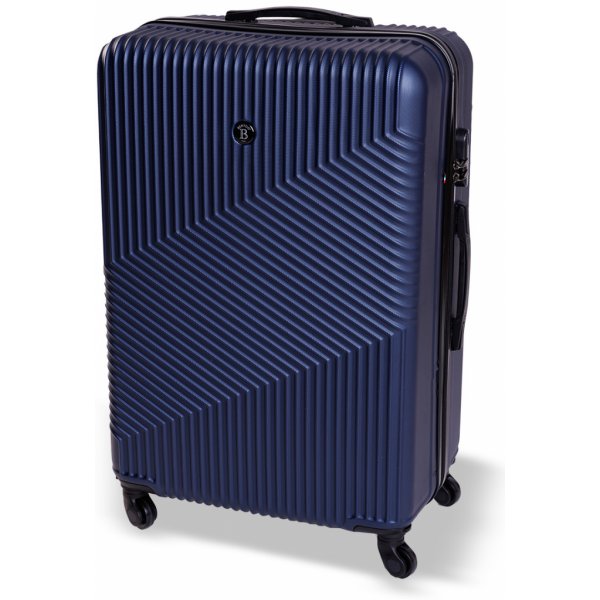 Cestovní kufr BERTOO Milano modrá 75x49x29 cm