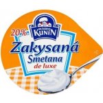 Mlékárna Kunín Zakysaná smetana de luxe 20% 190 g – Hledejceny.cz