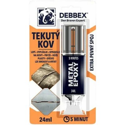 Den Braven Kov tekutý Metal Epoxy 24 ml – Sleviste.cz