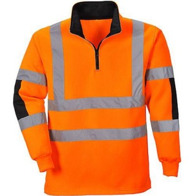 Portwest Reflexní mikina Xenon Rugby Hi-Vis oranžová 95431 – Hledejceny.cz