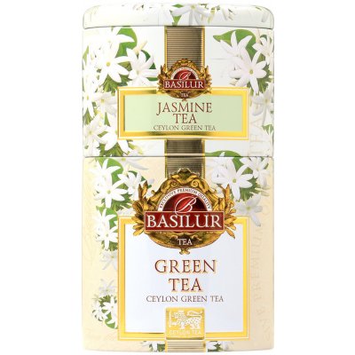 Basilur 2v1 Jasmine & Green zelený sypaný čaj 100 g – Zbozi.Blesk.cz