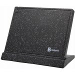 MAGNETICKÝ STOJAN NA NOŽE S BROUSKEM, KRÁSNÝ, PEVNÝ, ČERNÝ MATNÝ VZHLED MRAMORU – Zboží Dáma