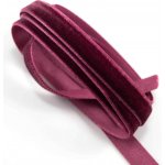Sametová stuha - světlá bordo - šířka 1 cm – Zboží Dáma