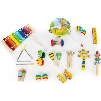 EcoToys sada dřevěných nástrojů pro děti 14 kusů – Hledejceny.cz