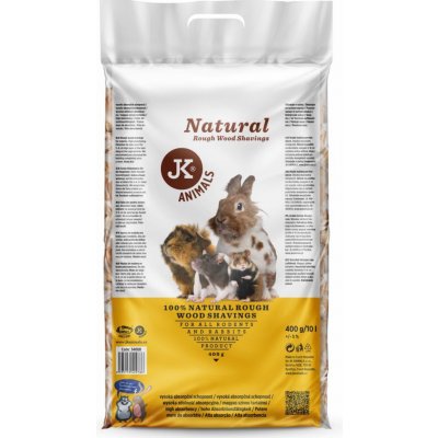 JK ANIMALS Přírodní hrubé dřevěné hobliny 0,4 kg 10 l – Zbozi.Blesk.cz