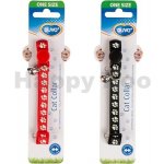 Duvo+ Obojek cat nylon Pacičky 20 - 30 cm 10 mm – Zboží Dáma