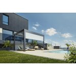 Biohort B449209 Elektrická sluneční clona pro pergolu tmavě šedá 3 – Hledejceny.cz
