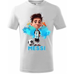 Dětské tričko Lionel Messi, Černá